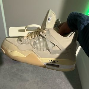 Retro Jordan 4 off white sail